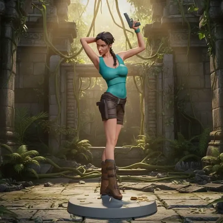Lara Croft - Statue
