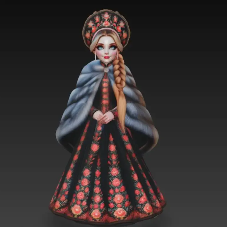 Slavic doll in a kakoshnik