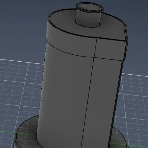 One Handed Operation Kitchen Roll Holder