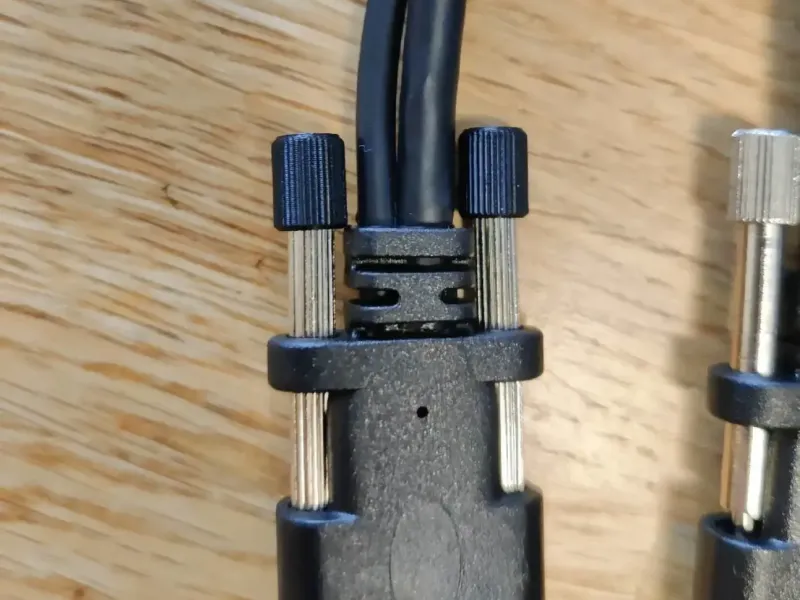Creality Raptor / Scan Bridge improved Screw Knob for cable