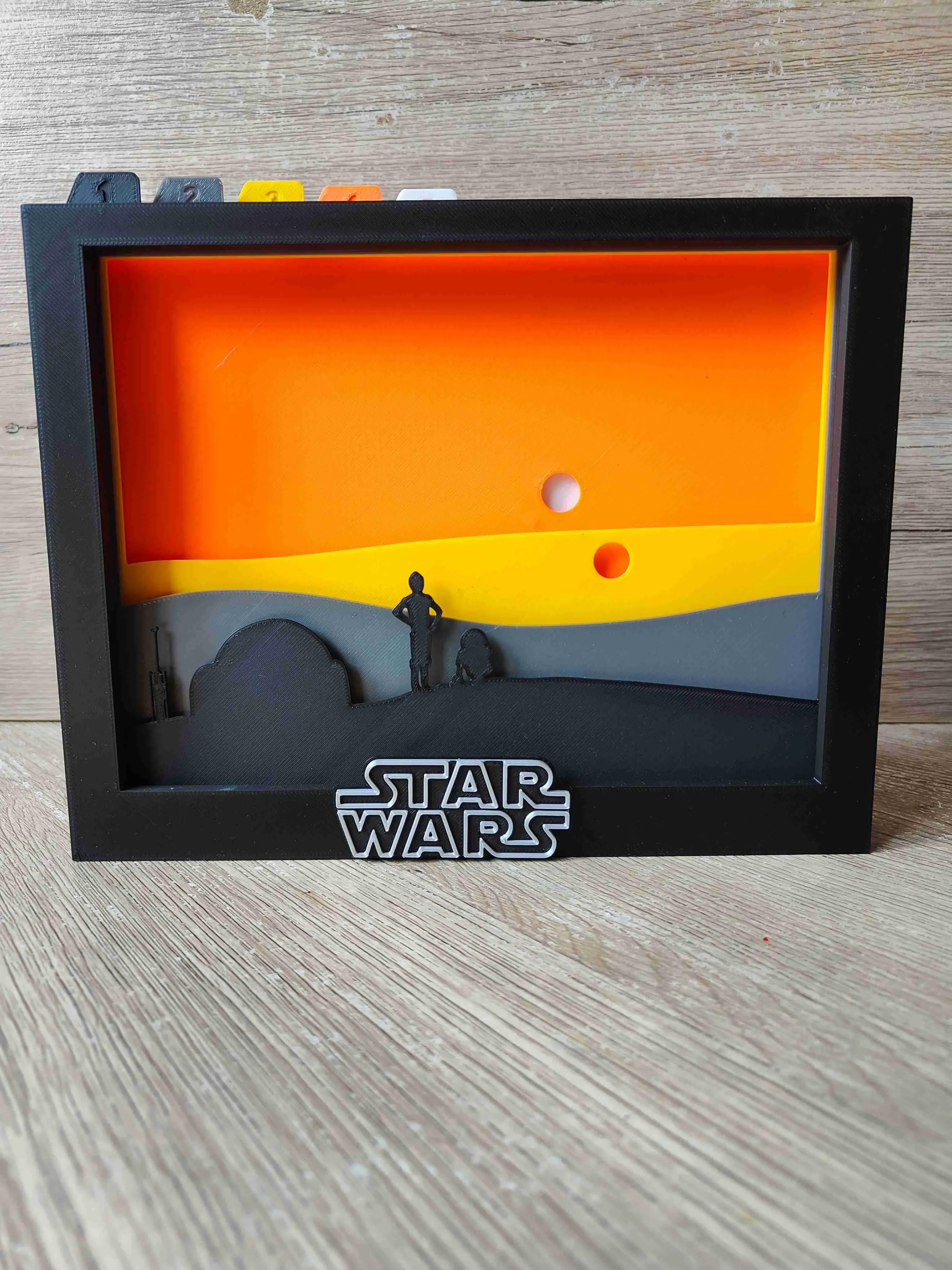 Star Wars Tatooine Shadow Box (A)