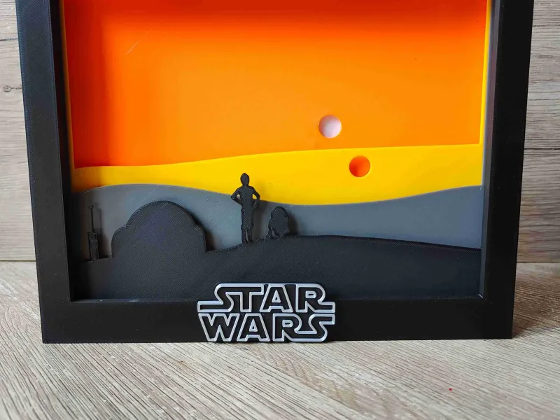Star Wars Tatooine Shadow Box (A)