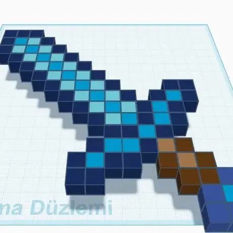minecraft elmas kılıç