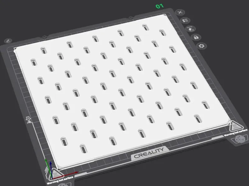 Pannello Skadis 240mm x 240mm