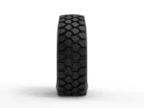 Offroad tire 75 deflated Scale 1:25-4