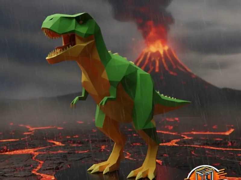 Dino T-Rex  lowpoly