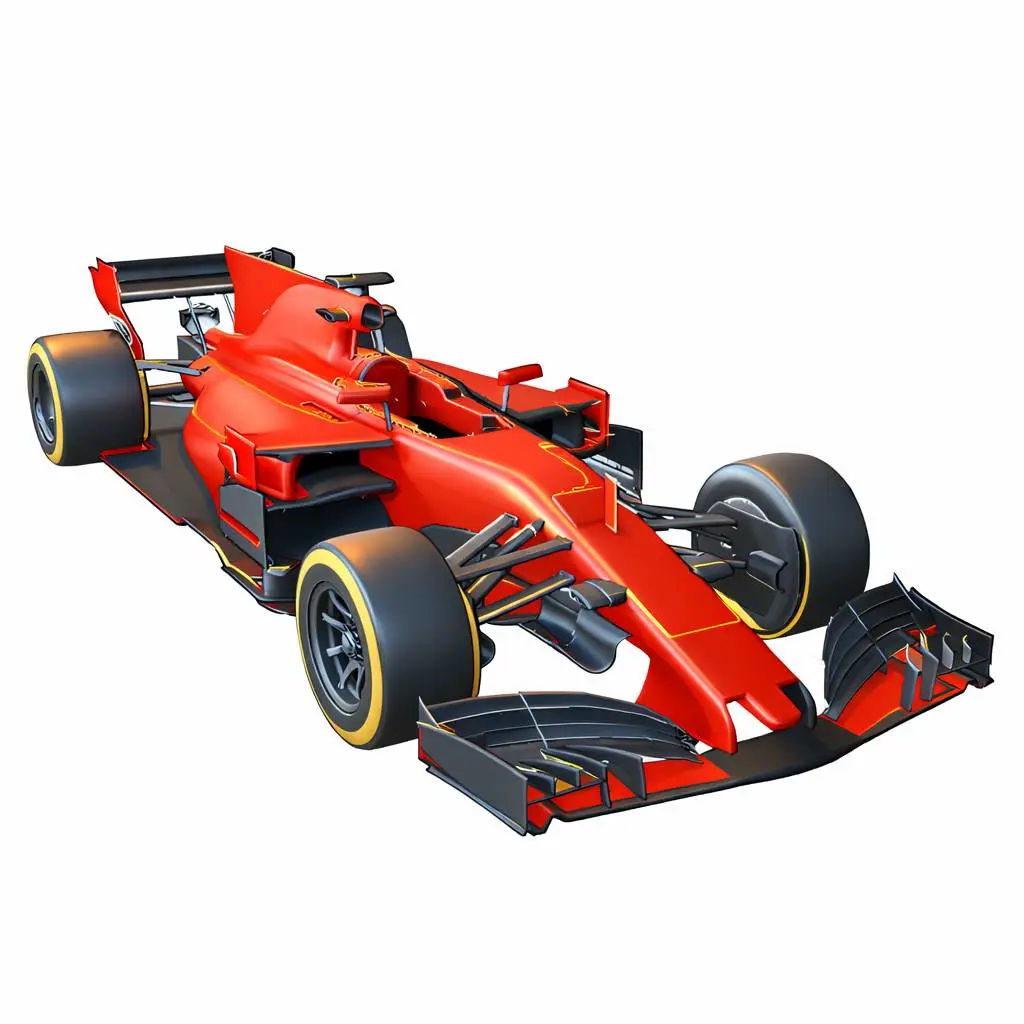 Formula One Style Racing Car