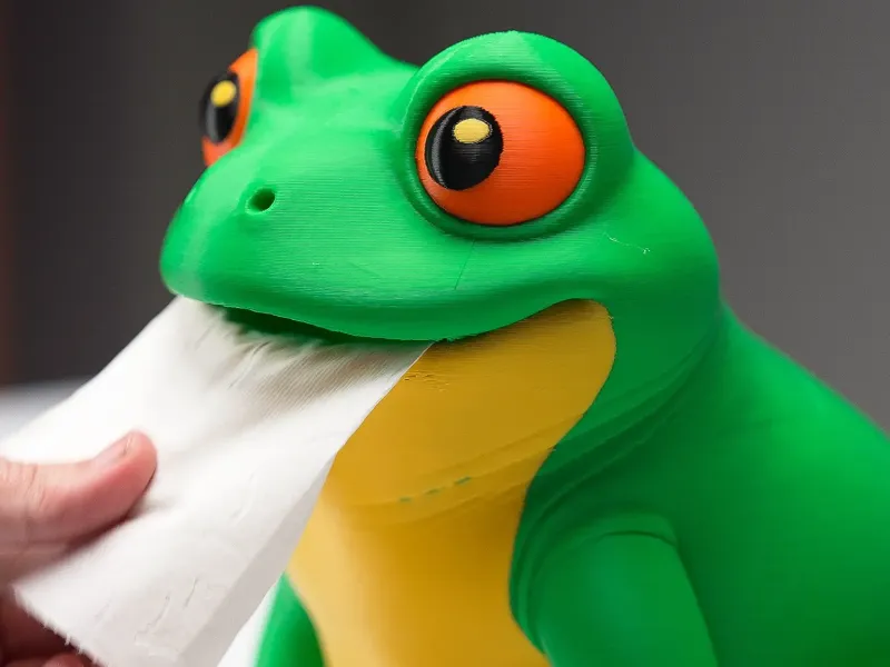 Sapo Dispenser de Papel Higiénico (Rollo dentro)
