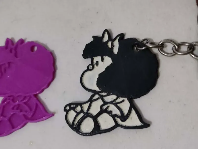 Mafalda keychain