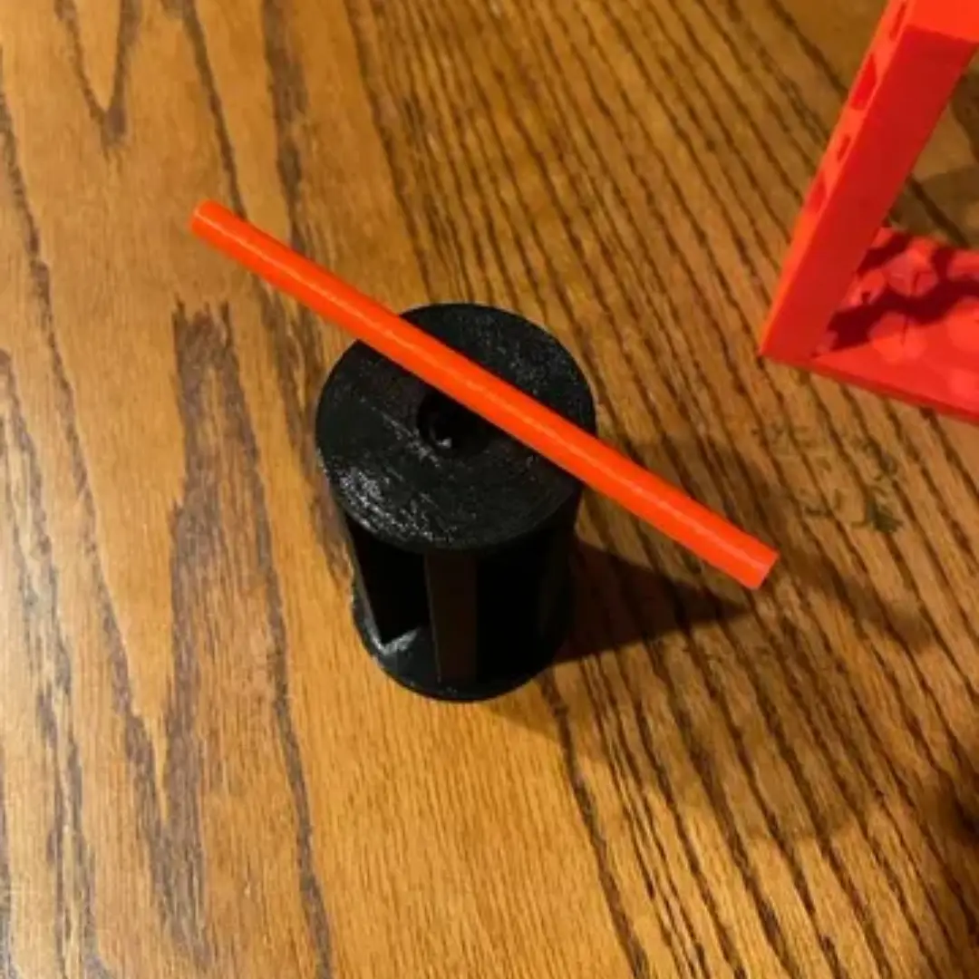 simple shaft for spool holders on Lack enclosure 