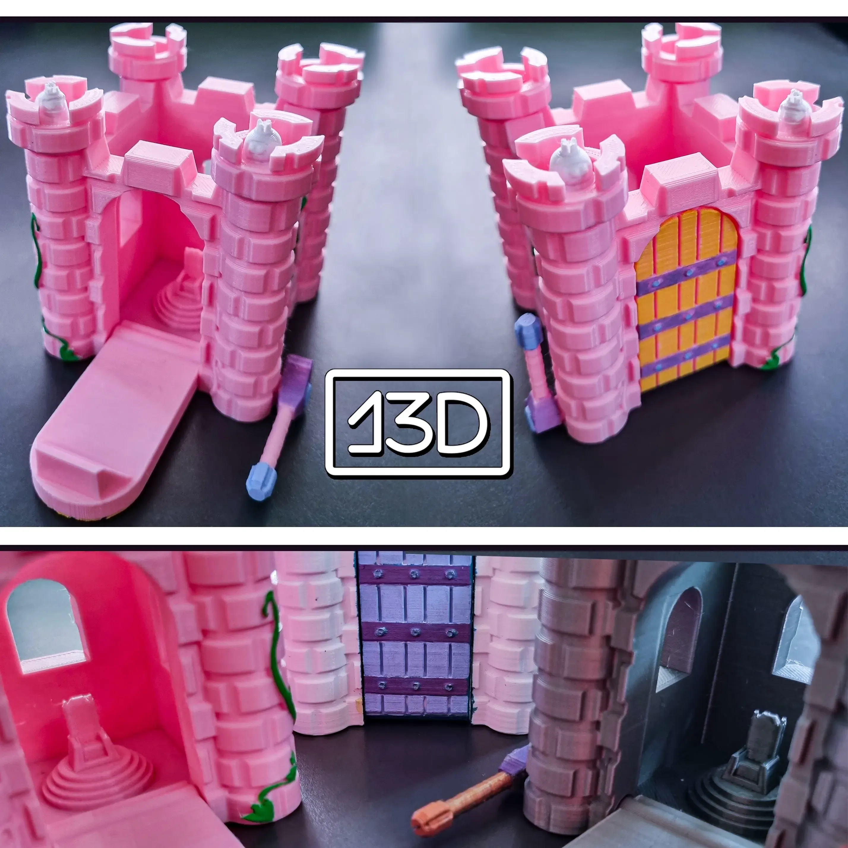 Toy Castle and Phone Holder