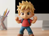 The blond fighting boy-0