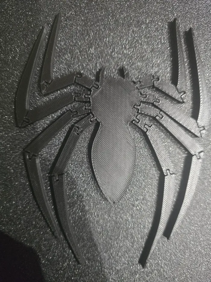 3D Printer Files | 3MF File | Articulated Spiderman Logo | Creality Cloud
