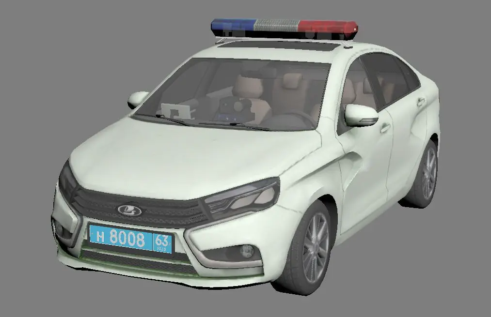 Lada traffic Police Car