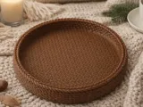 Knitted Texture Tray – Cozy Decorative Catchall-0