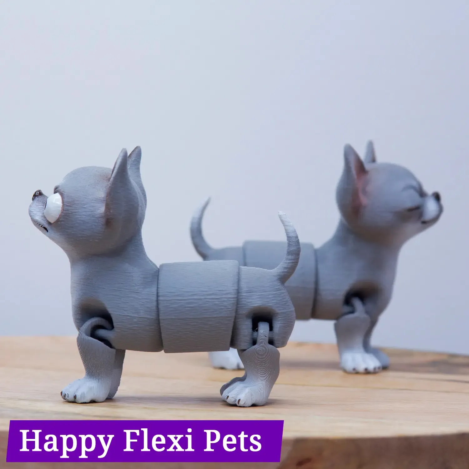 Chihuahua print-in-place articulated flexi dog