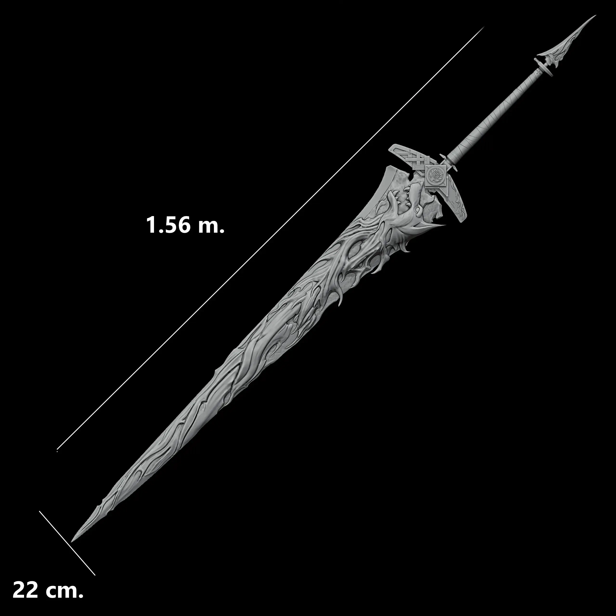 Lupa - Signature Sword - Wuthering Waves Cosplay Prop