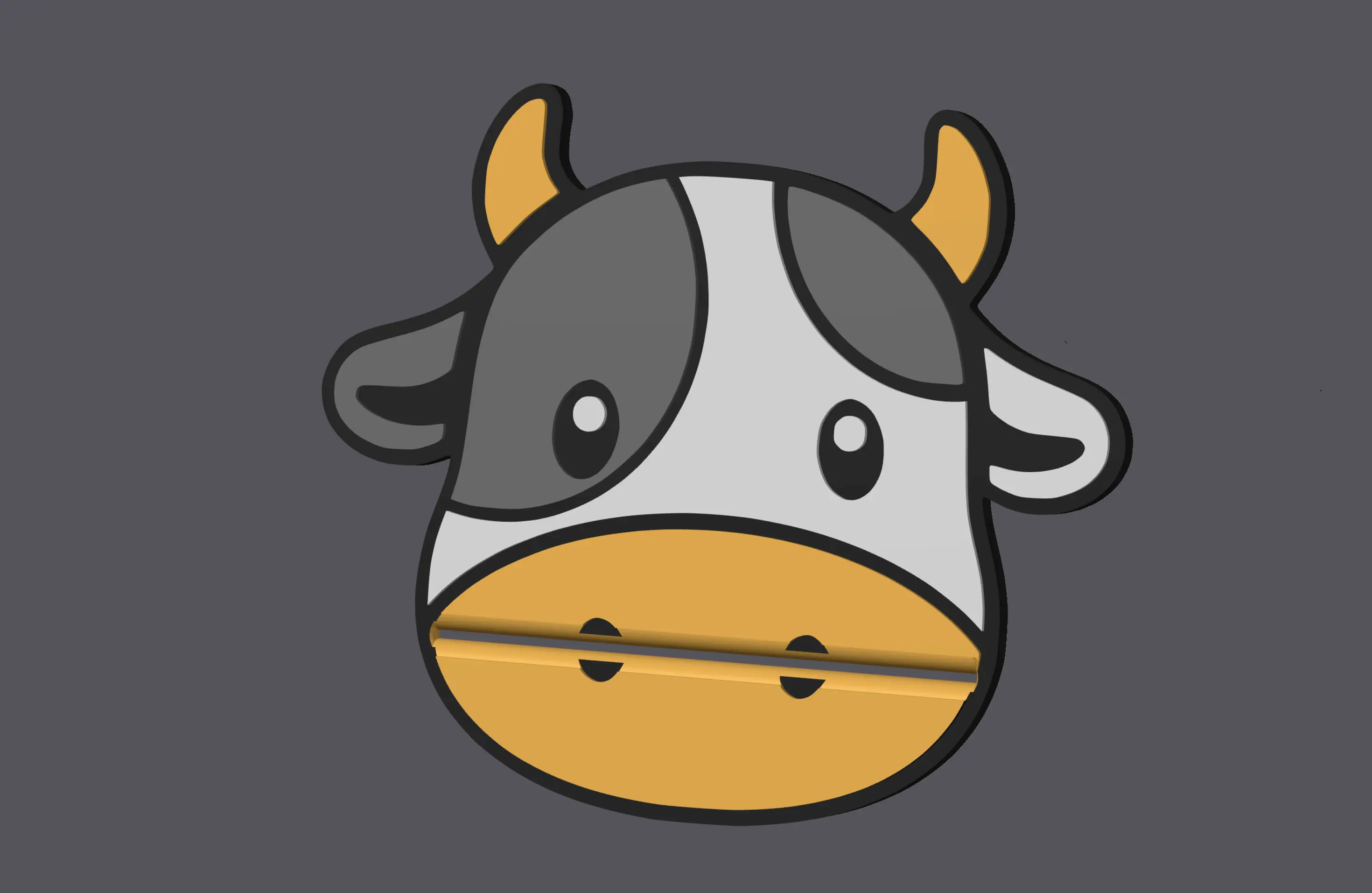 Cow Head - Farm Animals - Toothpaste Squeezer