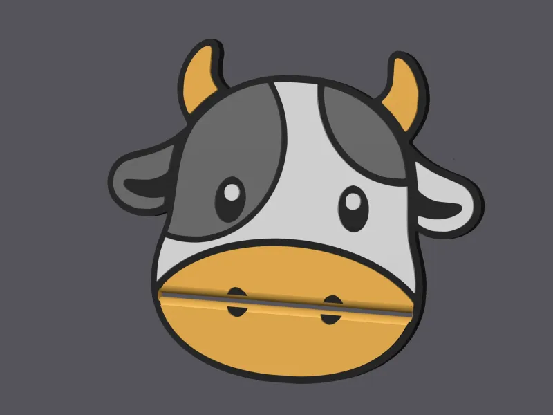 Cow Head - Farm Animals - Toothpaste Squeezer