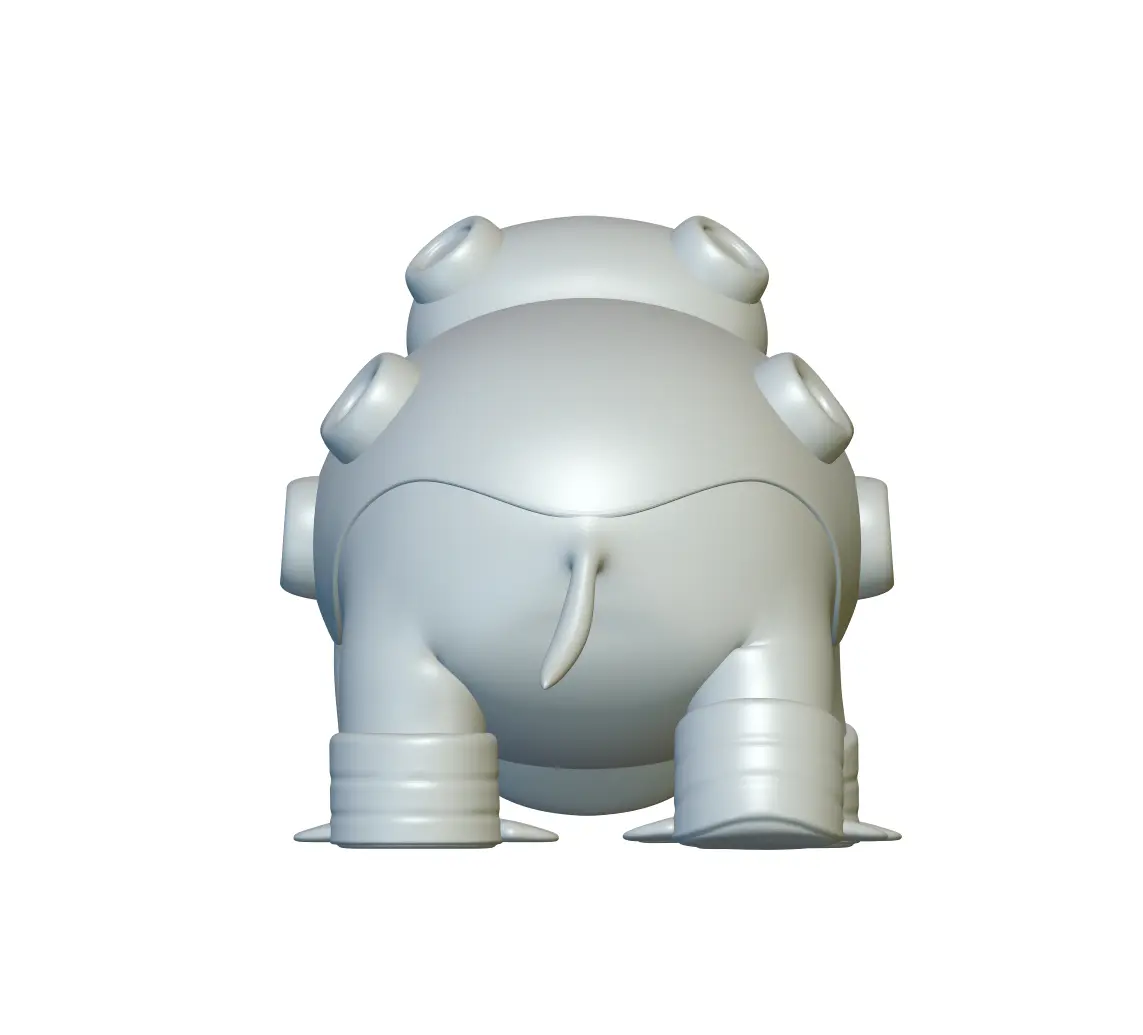 Pokemon Hippowdon #450 - Ready for 3D Printing!