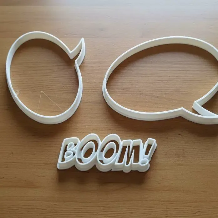 ¡BOOM! Cortador de galletas con efecto de cómic