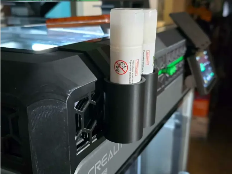 Duel Glue Stick Holder for K2 Plus (Top Hanging Mount)
