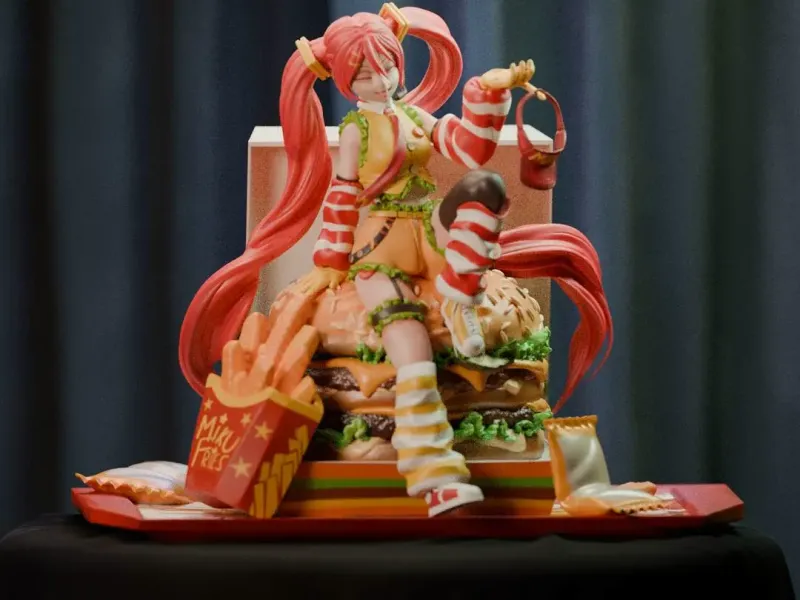 Hatsune Miku Burguer