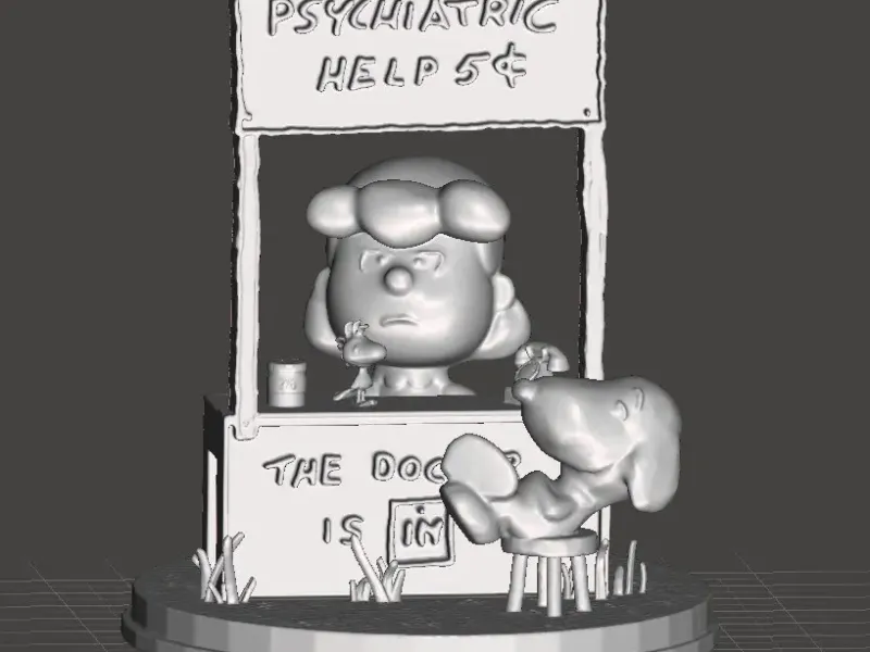 lucy van pelt the doctor is in