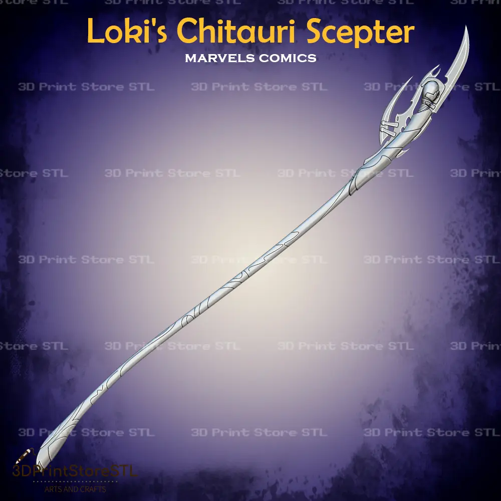 Loki Chitauri Scepter Cosplay The Avengers - Fichier STL
