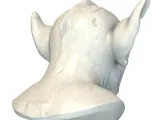 Dark Gargoyle Head Sculpture – Fantasy Monster Model-5