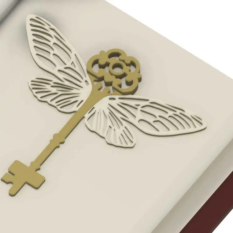 Butterfly Key Bookmark -  The Secret