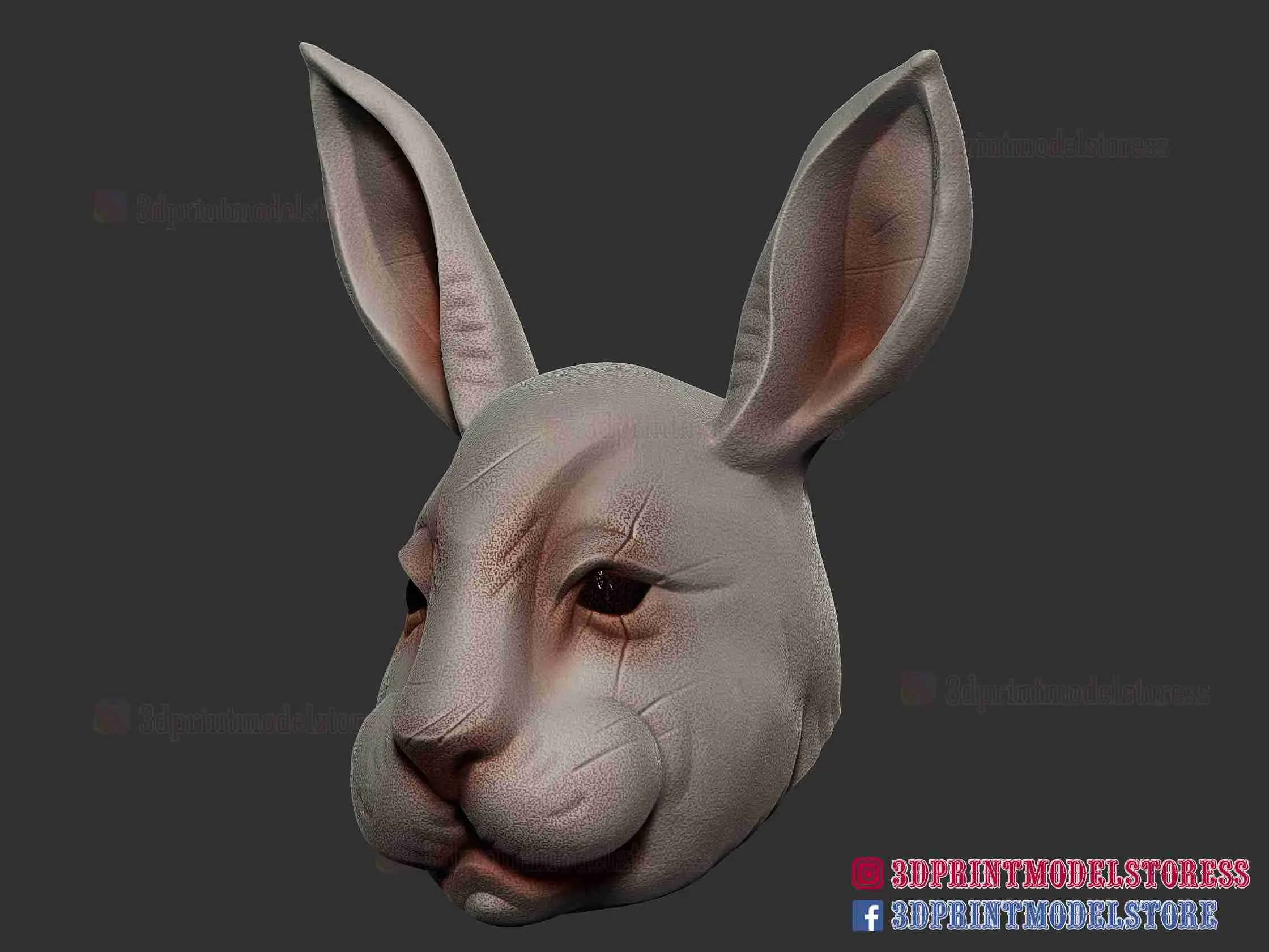 Casco Cosplay di Halloween - Maschera di coniglio