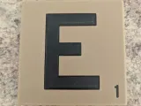 Letter E Scrabble Tile-0