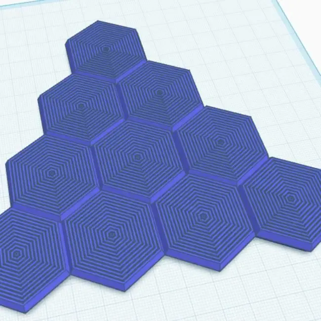 10 Hexagon fidgets IN ONE.