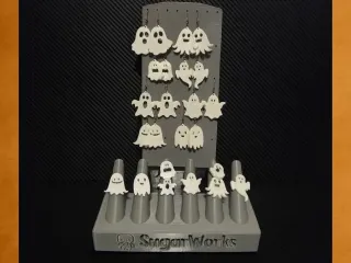 BOO Bling 8 x earring and ring sets | GHOSTS