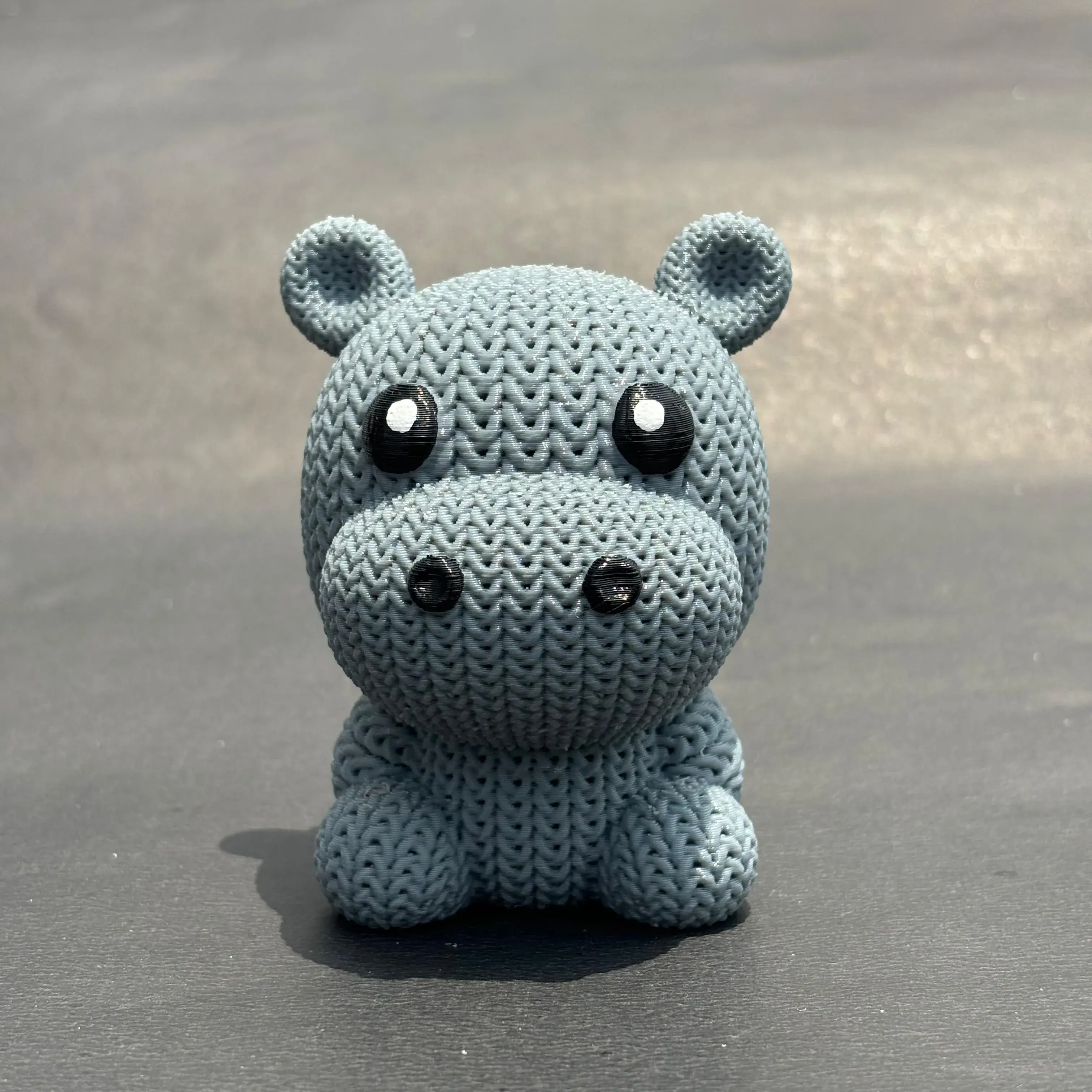 Knitted Hippo