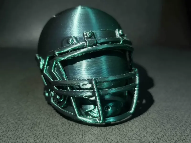 Casque de football américain avec grille de protection pour vitrine et collection