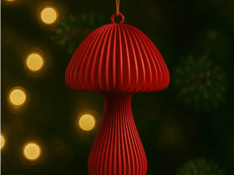 Pallina di Natale Fungo Découpe - MOKA Design