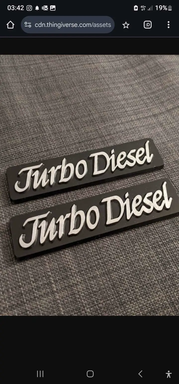 volvo turbo emblem/badges 