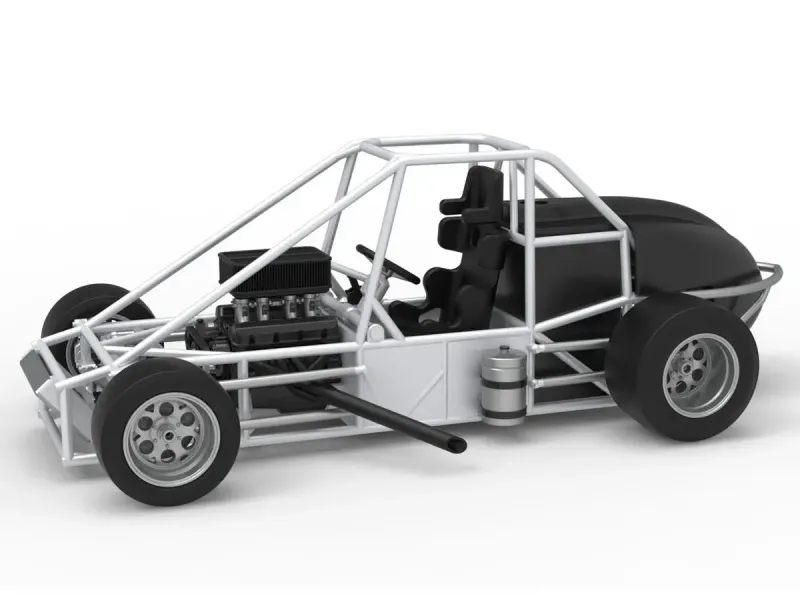 Experimental Pavement Silver Crown Car Base V3 Scale 1:25