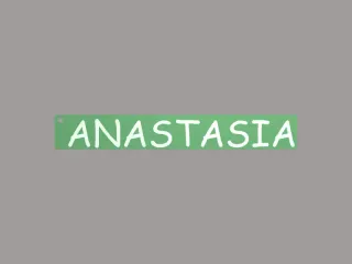 ANASTASIA_ keychain