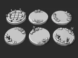 Bases - Supportless (25mm, scaleable)-0