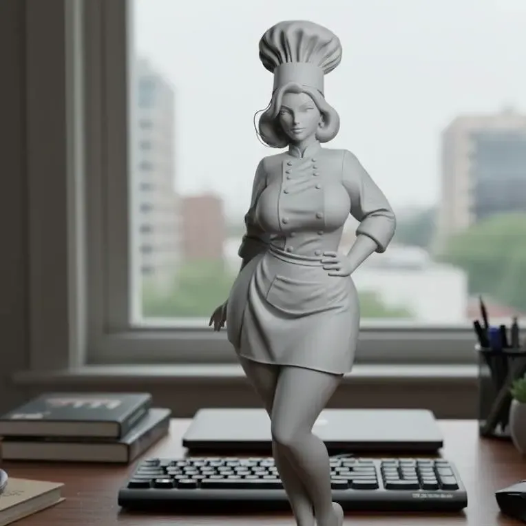 sexy woman chef