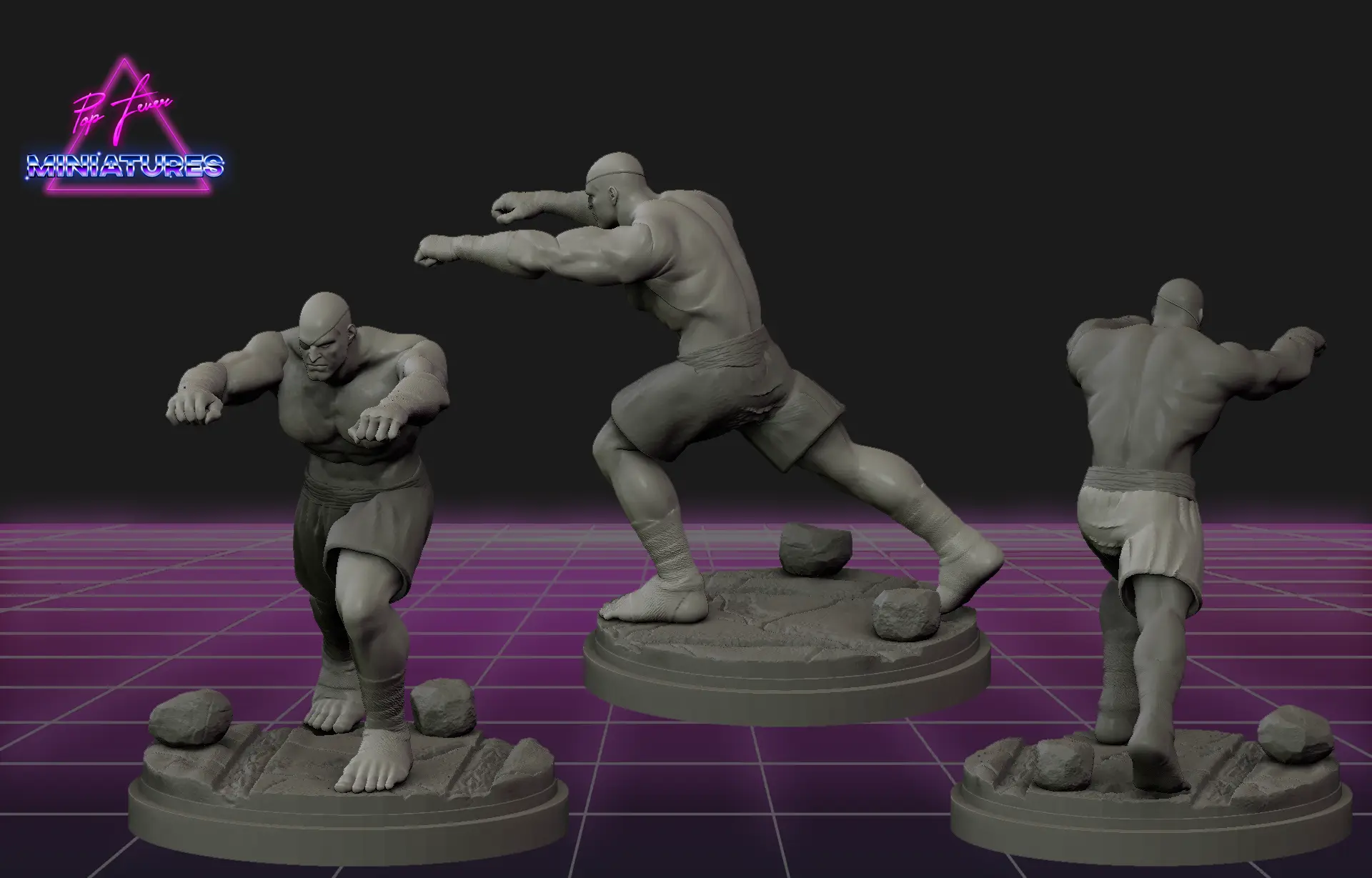 Sagat (Classic) figure from Street Fighter Saga