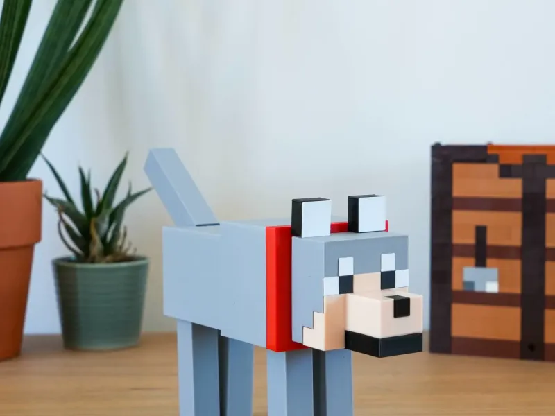 Minecraft Articulated Wolf
