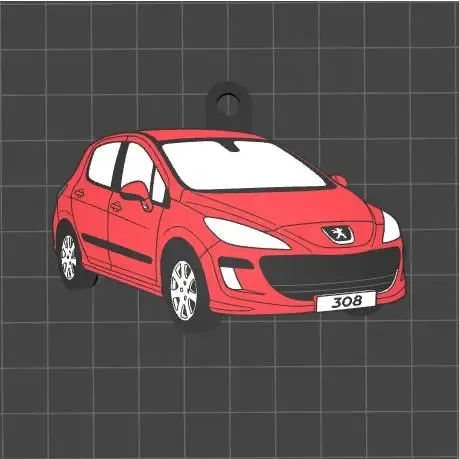 Peugeot 308 Keychain