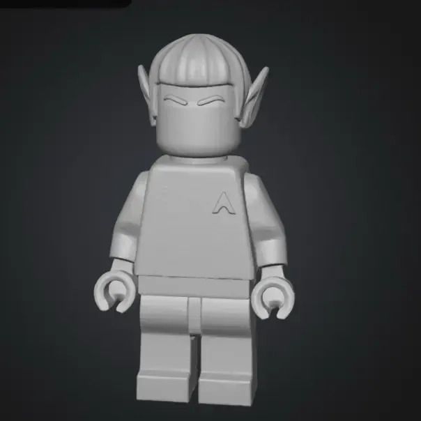 Lego Spock Star Trek minifig v2