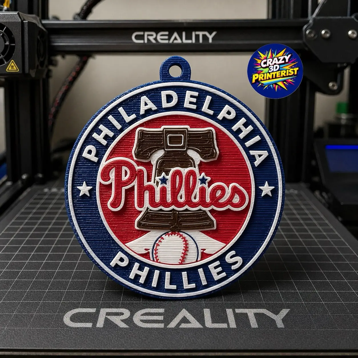 Philadelphia Phillies Logo Keychain (4 colors)