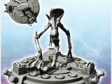 Alien creature with triple legs and fangs (14) - science fic-4