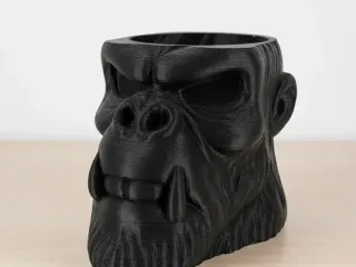 Gorilla Head Candy-Dish or Planter